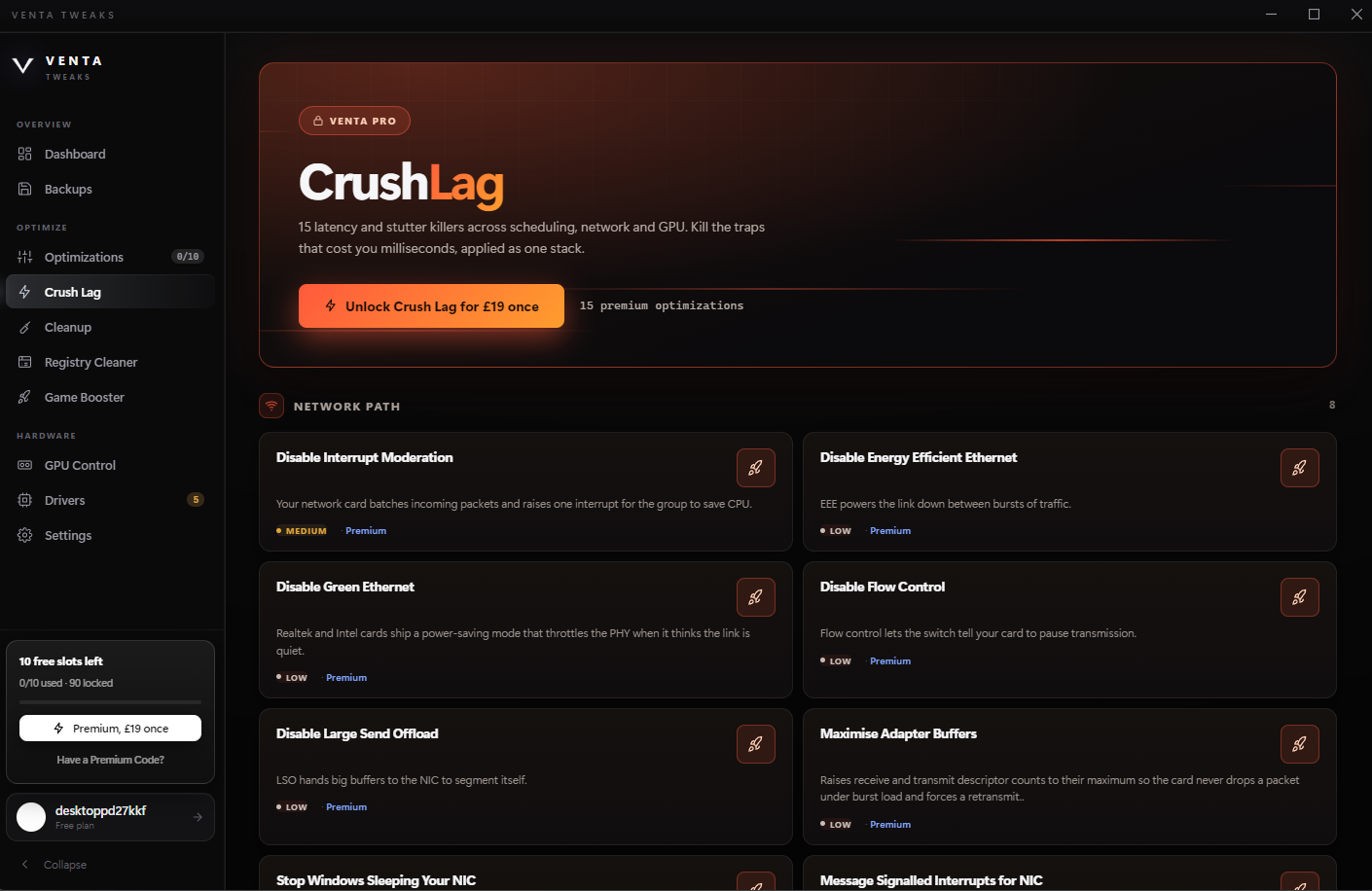 Crush Lag